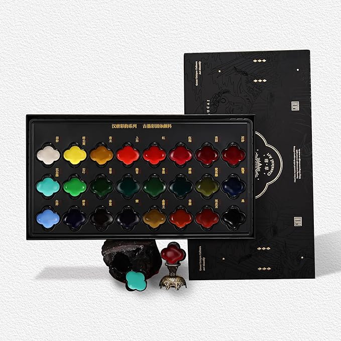 rubens Watercolor Paint Set 24 Colors,Professional Art Supplies,Water Colors Paint Adult Set，Artistro,Beginner