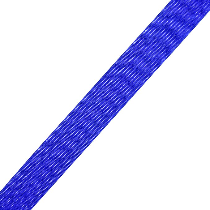 Mandala Crafts Wide 3/4 Inch Blue Elastic Bands Spool for Pants Waistbands Sewing and DIY Crafts, 50 YD Stretchy Flat Fabric Strap Knit Elastic Band for Wig