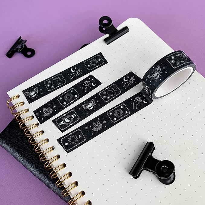 ZYNSHE Washi Tape Set of 16 Rolls of 15 mm Wide Cute Decorative Washi Tape for Journaling, Scrapbook, Washy Crafts, Bullet Journals, Planners, DIY Décor, Gift Wrapping, Craft Supplies (Vintage)