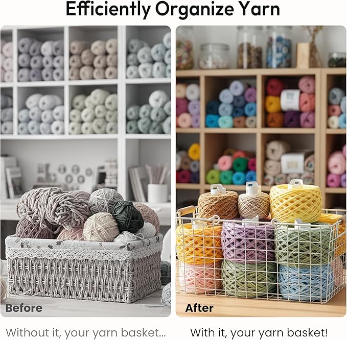Etcokei 9pcs Yarn Ball Tube for Etcokei Electric Yarn Winder M1, Reusable ABS Yarn Cake Tube for Neat Storage & Tangle-Free Knitting/Crocheting Accessories