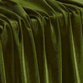KKJIAF Olive Green Stretch Velvet Fabric 60 Inch Wide, 2 Yard Soft Stretchy Fabric for Sewing Clothes, Apparel, Costume, Crafts - 90% Polyester 10% Spandex