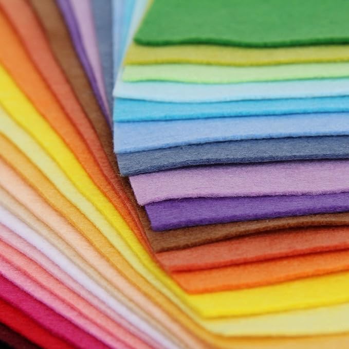 Threadart Premium Felt Roll - 12" x 10yd - Yellow | Soft Wool-Like Feel | 1.2mm Thick Fabric for DIY Crafts, Sewing, Crafting Projects | Compatible with Cricut Maker