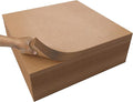 Crown Display Kraft Paper Sheets - 15 x 15 in. - 480 Sheets of Brown Wrapping Paper – Heavy Duty Craft Paper for Shipping - Light Brown Construction Paper - 80 GSM - 750 Square feet