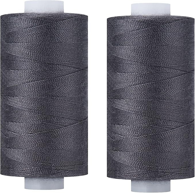 Simthread All Purpose Thread Polyester 400Y Lead Grey