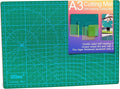 Self Healing Cutting Mat with Grid for Handmade Paper Cutting, Leather Crafts, Carving, Desktop Protectors 5-Ply Quilting Board A3-45x30x0.3cm(17.72x11.81x0.118in Green)
