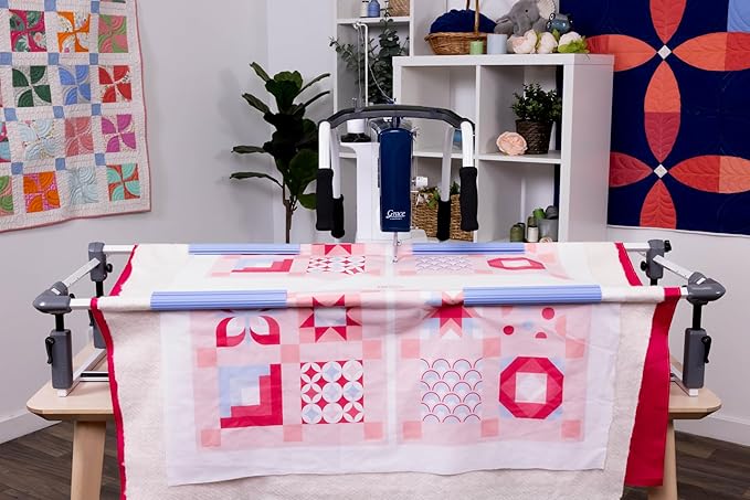 Little Rebel Sewing and Quilting Machine with Built-in Stitch Regulation (Little Rebel & Cutie Table Top Quilting Frame)