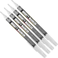 PM-92 Extra Fine Paint Marker, 4 Bonus Tips, 1.0 mm Tip, Xylene Based, Waterproof, Permanent, Valve Action, Manufactured in USA, White 4 Pack