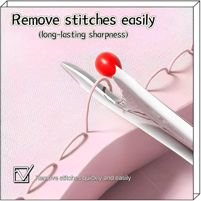 Upgraded 2 in 1 Automatic Needle Threaders Seam Ripper,Quilting Supplies Sewing Kit,Quick Sewing Machine Loop Needle Threaders (2PCS-Purple,Green)