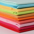 18 * 21inch Cotton Fabric Premium,11 Options Solids, 10PCS Solid Precut Fabric Pure Quilting Fat Quarter Bundles Patchwork for Sewing DIY Craft (Colorful)