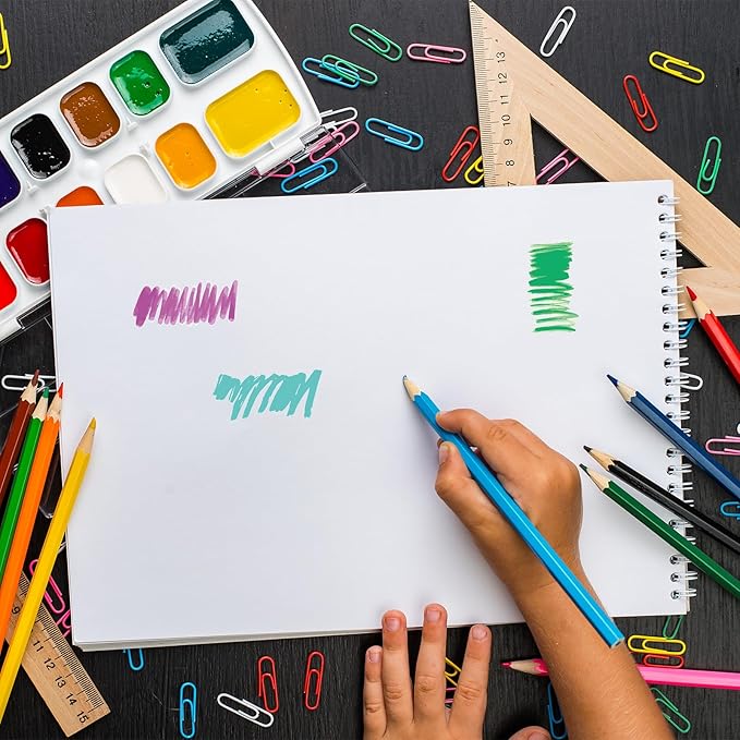 PATIKIL Orange Colored Pencils Set,20 Pcs Oil Color Pencils Wooden Coloring Drawing Pencil for Artists Art Painting