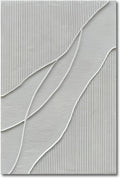 NANKAI Art Hand-Painted Thick Texture White Minimalist Oil Painting 45x30 inch Large Home Wall Decorative Art Oil Painting
