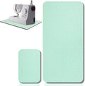 2 Pcs Sewing Machine Muffling Mat Pedal Sewing Mat Reduce Vibrations Noise No Slip Machine Accessories for Quilting(17'' X 36'' and 9'' X 14'',Green)