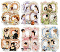 French Vintage Girl PET Sticker Set, 60PCS Scrapbook Supplies for Journaling, Planners, DIY Crafts and Gifts