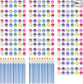 Yeeart 20 Pack Mini Acrylic Paint Set,12 Colors Acrylic Strips for Kids, 240 PCS Kids Paint Set Container Strips Storage, Craft Paint for Home Birthday Classroom Party Favors