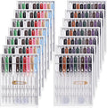 MTLEE 14 Boxes 140 Pieces Mini Quick Fix Sewing Kit Easy Pre Threaded Needle Basic Personal Kit Plastic Threaded Needle Holder Small Home Travel Sewing Box with Pin Button Classic Color