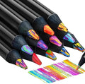 Valentines Day Gifts for Kids Classroom School, 12 Rainbow Colored Pencils School Art Supplies, Fun Drawing Pencils Stuff for Teen Girls Boys Valentine Gifts Birthday Gift Party Favors