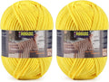 2 Skeins Fluffy Chenille Yarn for Crocheting - Baby Blanket Yarn for Knitting - Velvet Yarn for Amigurumi Crochet, Ultra Soft Yarns Total Weight 400g/14oz, Total Length 480m/524yard
