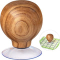 SAVINA Ruler Knob - Wooden Handle with Strong Suction Cup Grip – Comfortable Quilting Ruler Holder for Patchwork, Sewing, Cutting & Crafting Tools for Quilters (1)