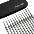 Detailing Paint Brush Set-Golden Maple 13pcs Miniature Paint Brushes Set for Fine Detail Paint, Acrylic Painting, Watercolor, Oil, Models