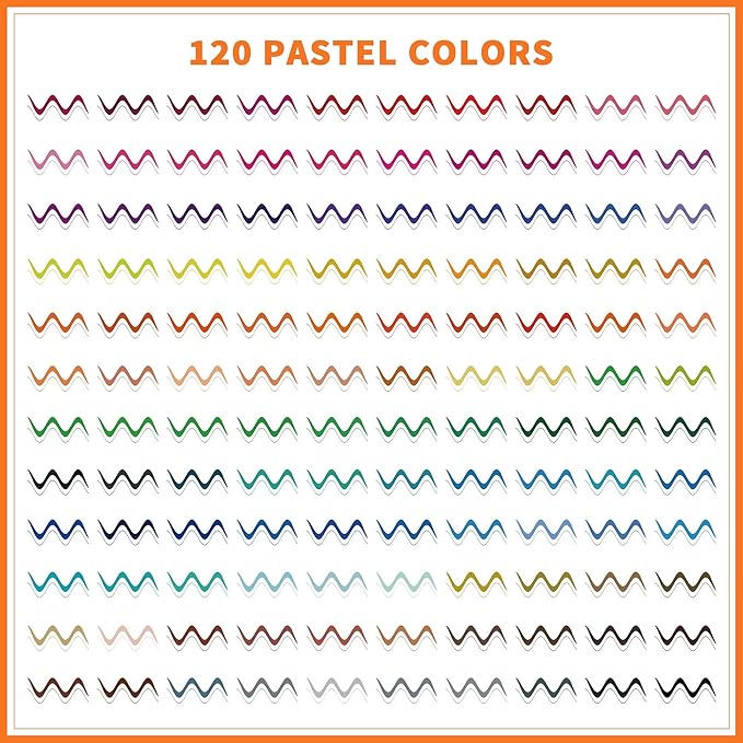 Dual Markers Brush Pens, 120 Coloring Pens for Adults – Premium Art Supplies for Adults, Perfect for Coloring Books, Hand Lettering, Calligraphy, and Drawing