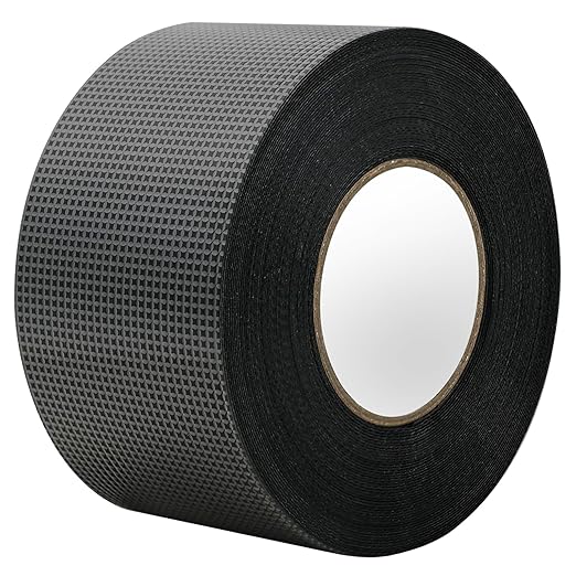 Non-Abrasive Grip Tape Roll, 3In x 60ft, Customizable Sliding Duty Tape, Portable Multi-Purpose Grip Tape, Tear, Peel & Slip, for Gadgets and Gear From Slipping, Sliding Or Shifting More (Black)
