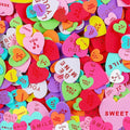 Fovths 500 Pieces Valentine Heart Foam Stickers Glitter Self-Adhesive Heart Shape Stickers Conversation Stickers for Greeting Cards, DIY Scrapbooking, Arts Craft Supplies, Assorted Sizes