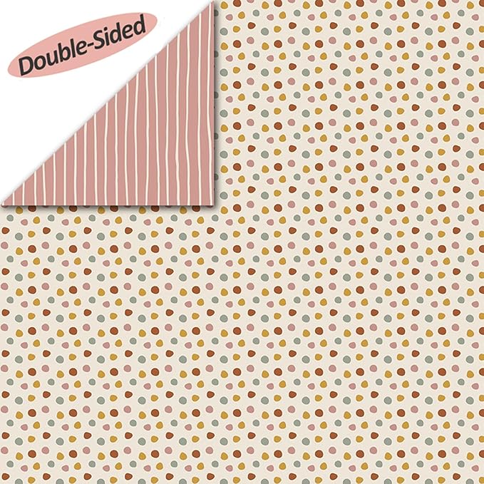 12x12 Scrapbook Paper Pads 24 Sheets Double-Sided Decorative Craft Paper, MIATTCLD Vintage Cardstock Papers Colored Patterned Papers Pack