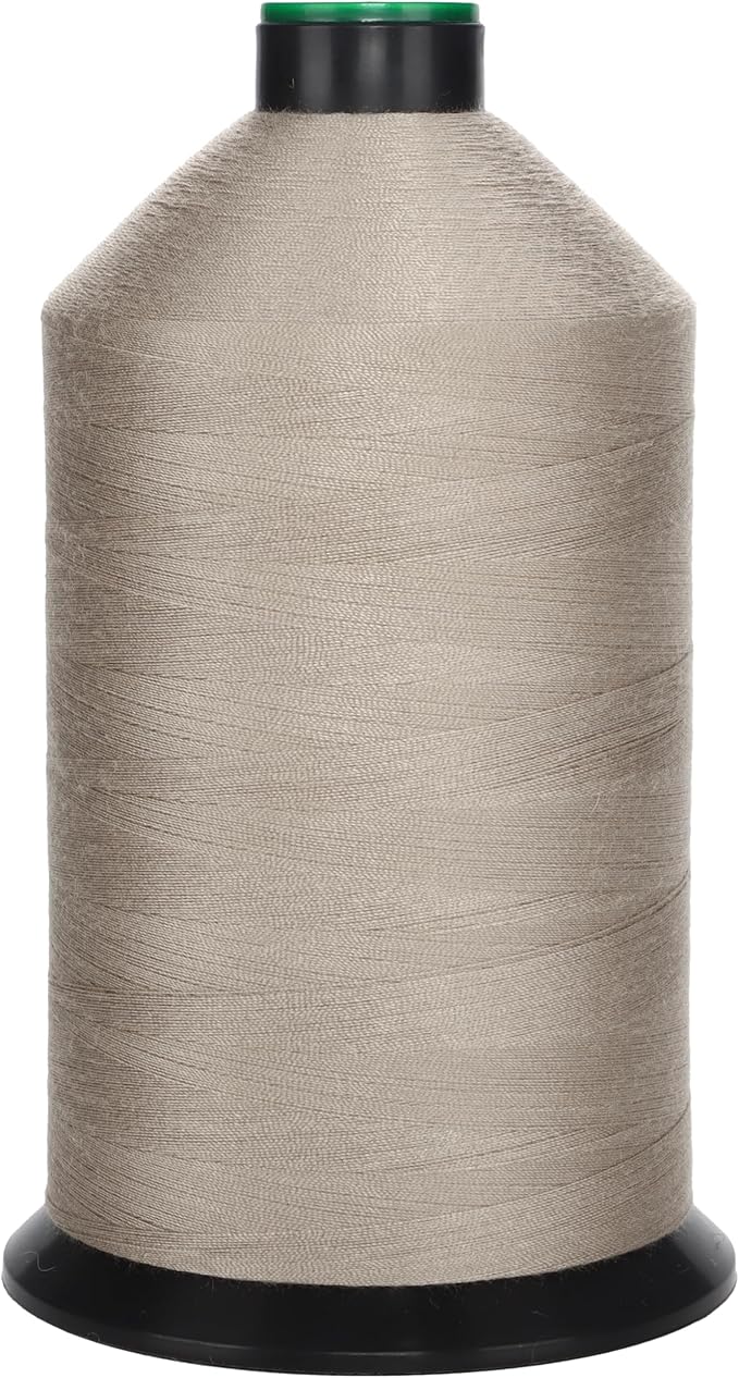 Polyester Corespun Denim Thread Tkt50 Tex60 J30, 8700yds, Suitable Light-Weight Denim Clothing and Home Decor,Mattresses,Curtains(Khaki)