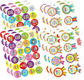 192 PCS Happy 100 Days of School Stickers for Kids, 100th Day Smarter Badge Reward Stickers, Teacher Reward Smarter Sticker School Party Favors