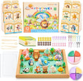 Shuttle Art Air Dry Clay for Kids - Zoo Town, 55 PCS Modeling Clay Kit with Sculpting Tools and Tutorials, Safe & Non-Sticky, Craft Gifts for Boys & Girls