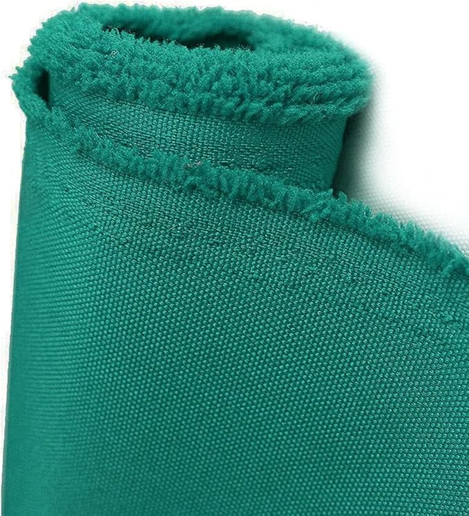 Waterproof Canvas Fabric by The Yard 600D Upholstery Cordura Fabric 58" Wide for Chairs Indoor Outdoor Water Resistant Canvas Polyester Material Sewing DIY Cloth, 15 Yards Teal Green