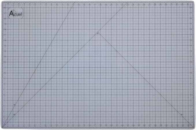Acurit Self-Healing Cutting Mats - Self-Healing Craft Mats for Cutting, Measurements, Studios, Design, & More! - [Translucent - 24x36"]