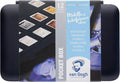 Van Gogh Watercolor Paint Set, Plastic Pocketbox, 12-Half Pan Specialty Metallic & Interference Colors Selection