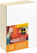 Ampersand Art Supply Watercolor Painting Panel: Museum Series Aquabord, 2 Inch Cradled Profile, 6" x 8"