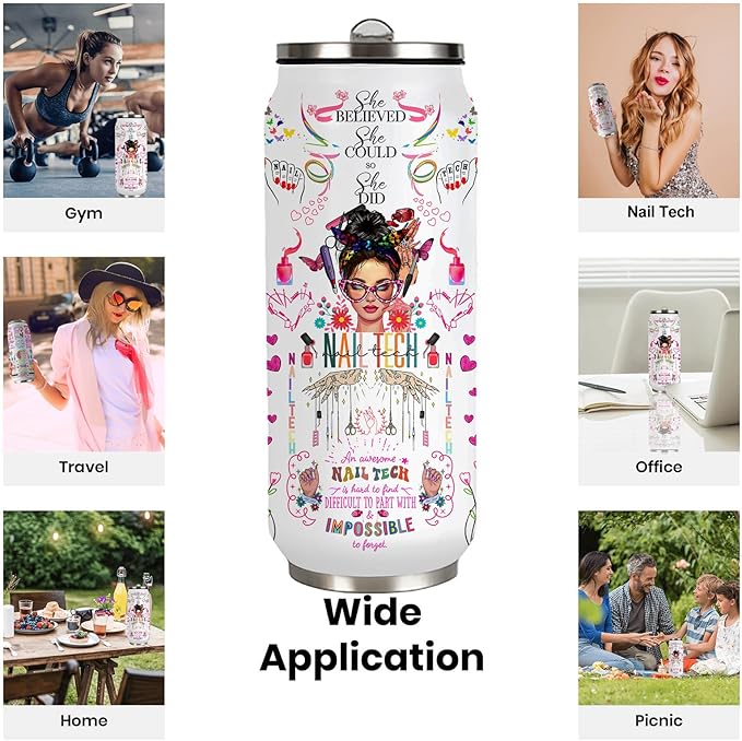 Nail Tech Tumbler Gifts For Women Girls, Gift For Nail Technicians Manicurist,Cosmetologist Beauty Salon Tumbler For Women 17 Oz