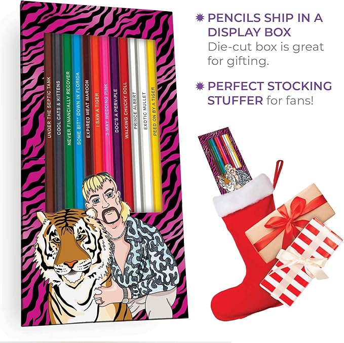 Exotic Colors - Tiger King Inspired Parody Colored Pencils