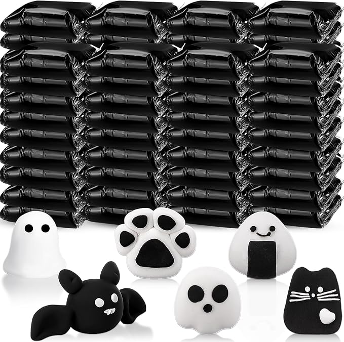 72 Pcs 38oz Air Dry Clay Bulk Modeling Magic Ultra Lightweight Foam Modeling Clay for Kids Adults DIY Gifts Party Arts Crafts and School Project Supplies(Black)