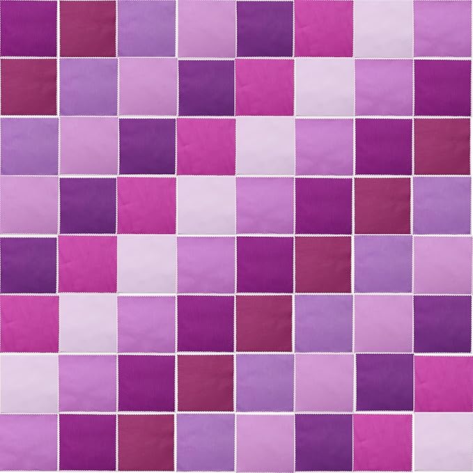 40 Pcs Solid Purple Charm Packs for Quilting 5 inch - Charm Squares for Quilting 5x5-100% Cotton Solids Fabric Quilt Squares 5x5 for Sewing, Patchwork, and DIY Crafts