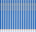 PATIKIL Medium Blue Colored Pencils Set,20 Pcs Oil Color Pencils Wooden Coloring Drawing Pencil for Artists Art Painting