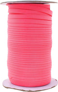 Mandala Crafts 55 Yards 1/4 Inch Hot Pink Double Fold Bias Tape for Sewing - Bias Binding Tape for Quilting Binding, Hemming, Seam, and Fabric Piping