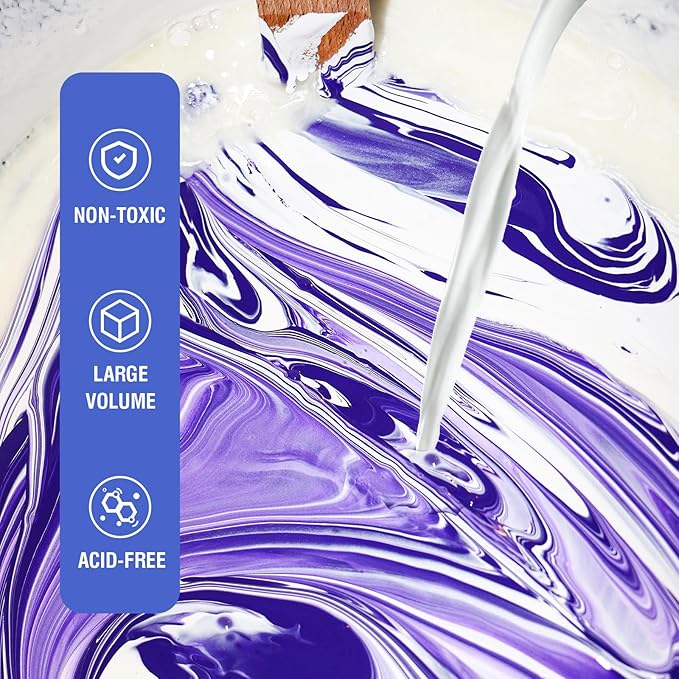 Falling in Art 33.8 Oz Pouring Medium for Acrylic Paint, Paint Thinner with High Flow Consistency