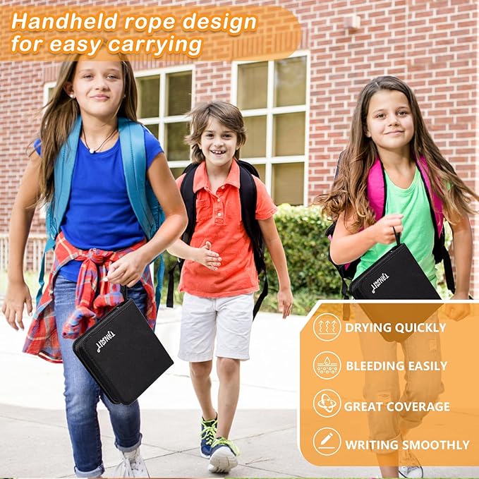 Acrylic Paint Pens Markers, 60 Colors Dual Tip Acrylic Paint Pens for Rock Painting, Wood, Canvas, Stone, Glass, Ceramic Surfaces, DIY Crafts Making Art Supplies (Round Tip and Fine Tip)