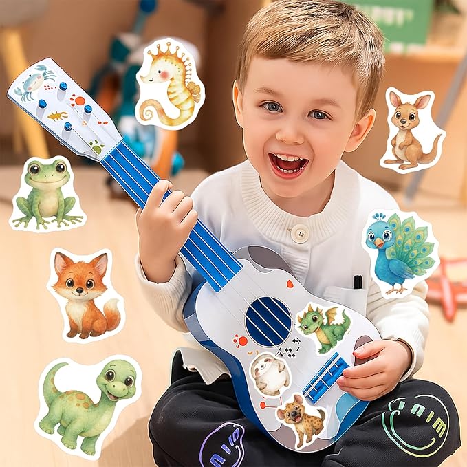 300 Pcs Cute Animal Stickers for Kids Water Bottle Teaching Reward Laptop Phone Case Scraobooking Kindle Suitcase Stationery Diary Notebook Craft, Waterproof Vinyl Stickers