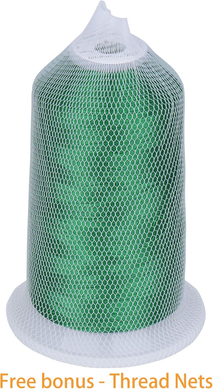 Simthread - 33 Selections - Various Assorted Color Packs of Polyester Embroidery Machine Thread Huge Spool 5500Y for All Purpose Sewing Embroidery Machines - #405 Blue