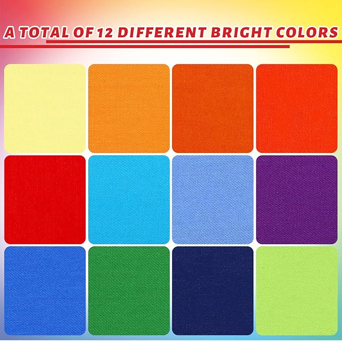 Tegeme 40 Pcs Rainbow Jelly Fabric for Quilting, Japanese Roll up Cotton Strips Solid Colors Patchwork Roll, 2.55 Inch Patchwork Fabric Bundle for Sewing DIY Crafts (Sand Beach Style)