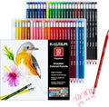 KALOUR 50 Colors Erasable Colored Pencils Set - Easy to Erase, Vibrant and Smooth Coloring Pencils with Erasers - Ideal for Drawing, Sketching, and Coloring Books -Perfect for Adults Beginners Artists