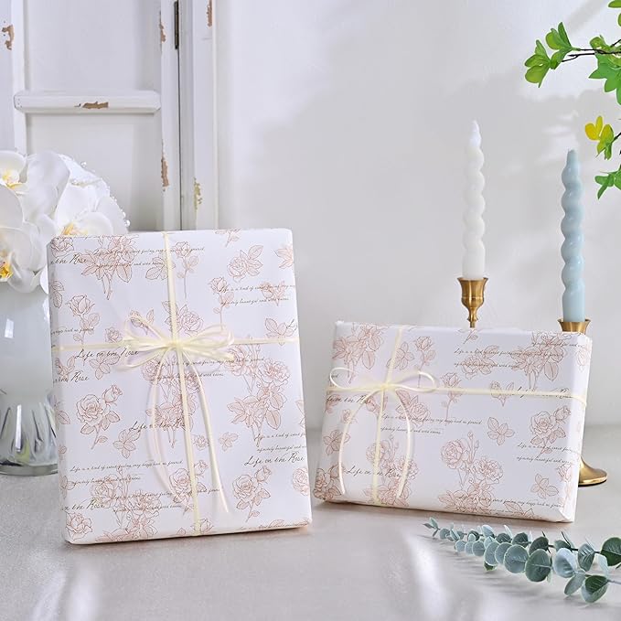Double Face Cream Satin Thin Ribbon 1/8 inch X 50 Yards Polyester Cream Ribbon for Gift Wrapping Very Suitable for Weddings Party Hair Bow Invitation Decorations and More
