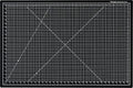 Dahle Vantage 10793 Double-Sided Premium Self-Healing Cutting Mat, 24"x36", 1/2" Grid, 5 Layers for Max Healing, Perfect for Crafts & Sewing, Black
