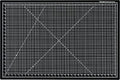 Dahle Vantage 10673 Premium Self-Healing Cutting Mat, 24"x36", 1/2" Grid, 5 Layers for Max Healing, Perfect for Crafts & Sewing, Black