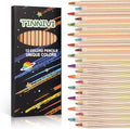 TINNIVI Rainbow Pencils for Kids Adults, 12 Pack Rainbow Colored Pencil Art Supplies for Girls Boys, Wooden Multi Colored Pencils Bulk for Coloring Drawing Sketching, Pre-sharpened, 12 Colors